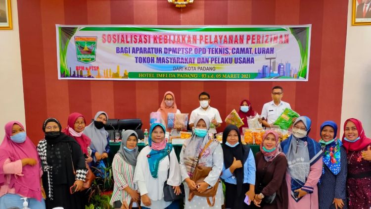 Sosialisasi Kebijakan Pelayanan Perizinan Tahun 2021 DPMPTSP Sumbar