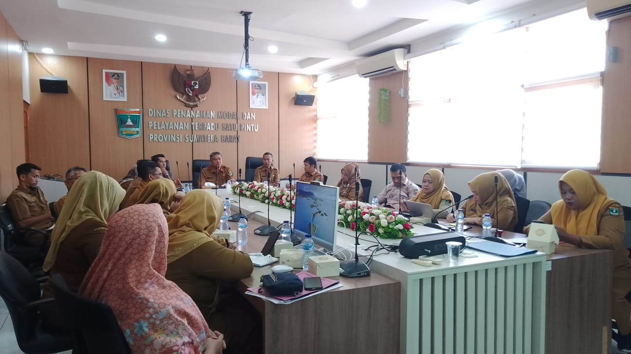 DPMPTSP Sumbar Gelar Rapat Koordinasi dengan Kabupaten/Kota, Fokus pada Data Investasi dan Program Kerja 2025